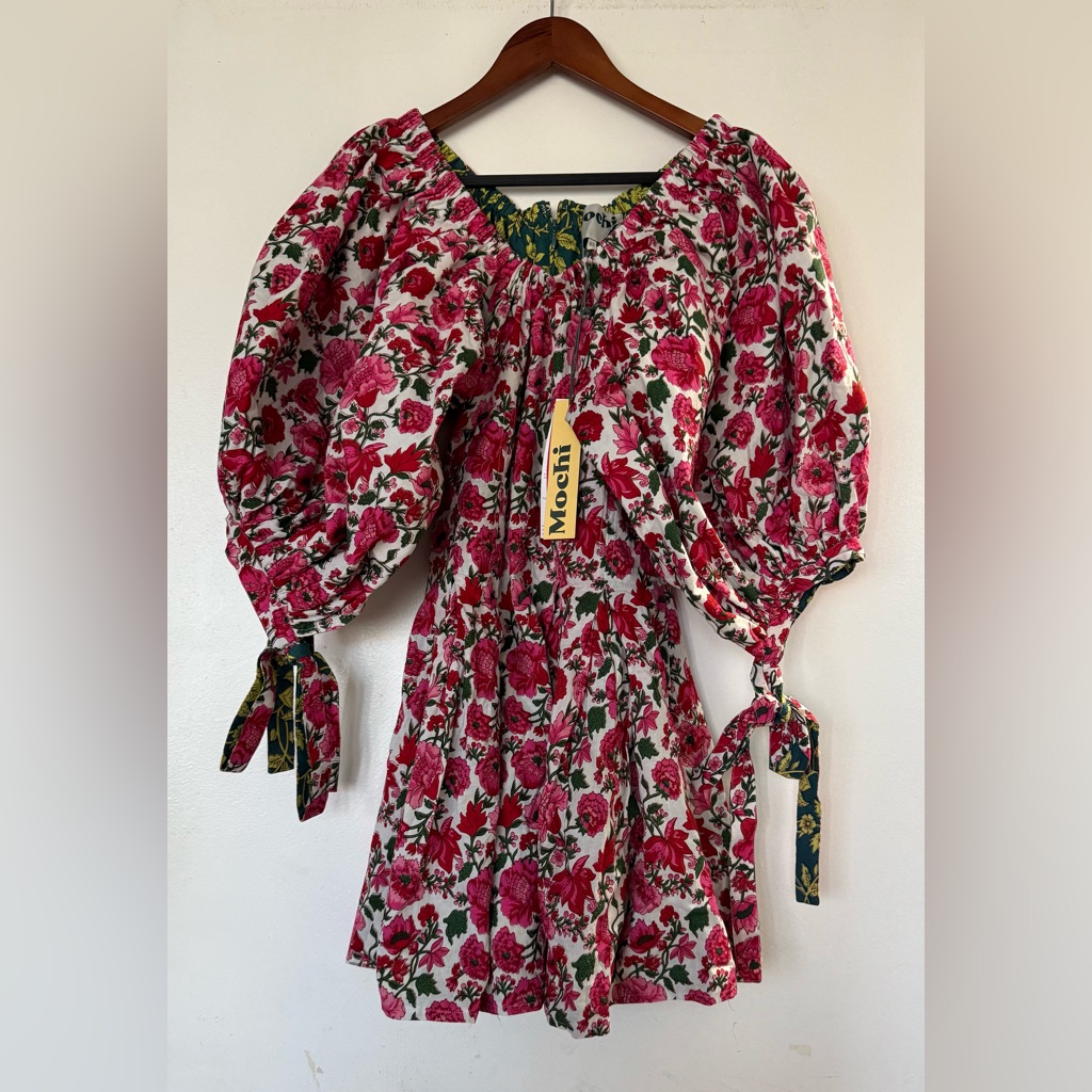 Mochi Rose Reversible Mini Dress Fuchsia, Brand New With Tag, Size Xs